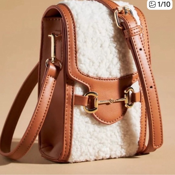 New Anthropologie, Sherpa, Crossbody bag - Picture 13 of 13
